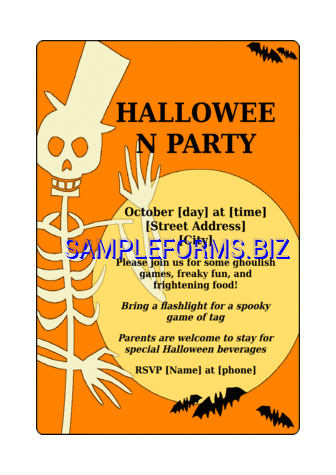 Halloween Party Flyer 1 docx pdf free